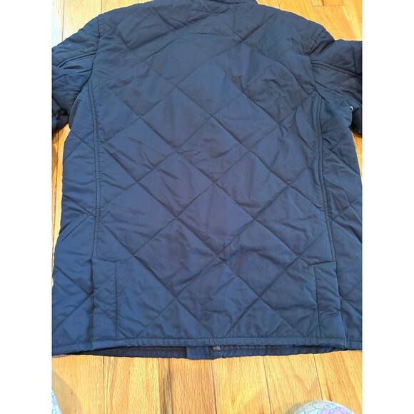 Vintage J. Crew Men’s Quilted Navy Barn Coat, M - Picture 4 of 7